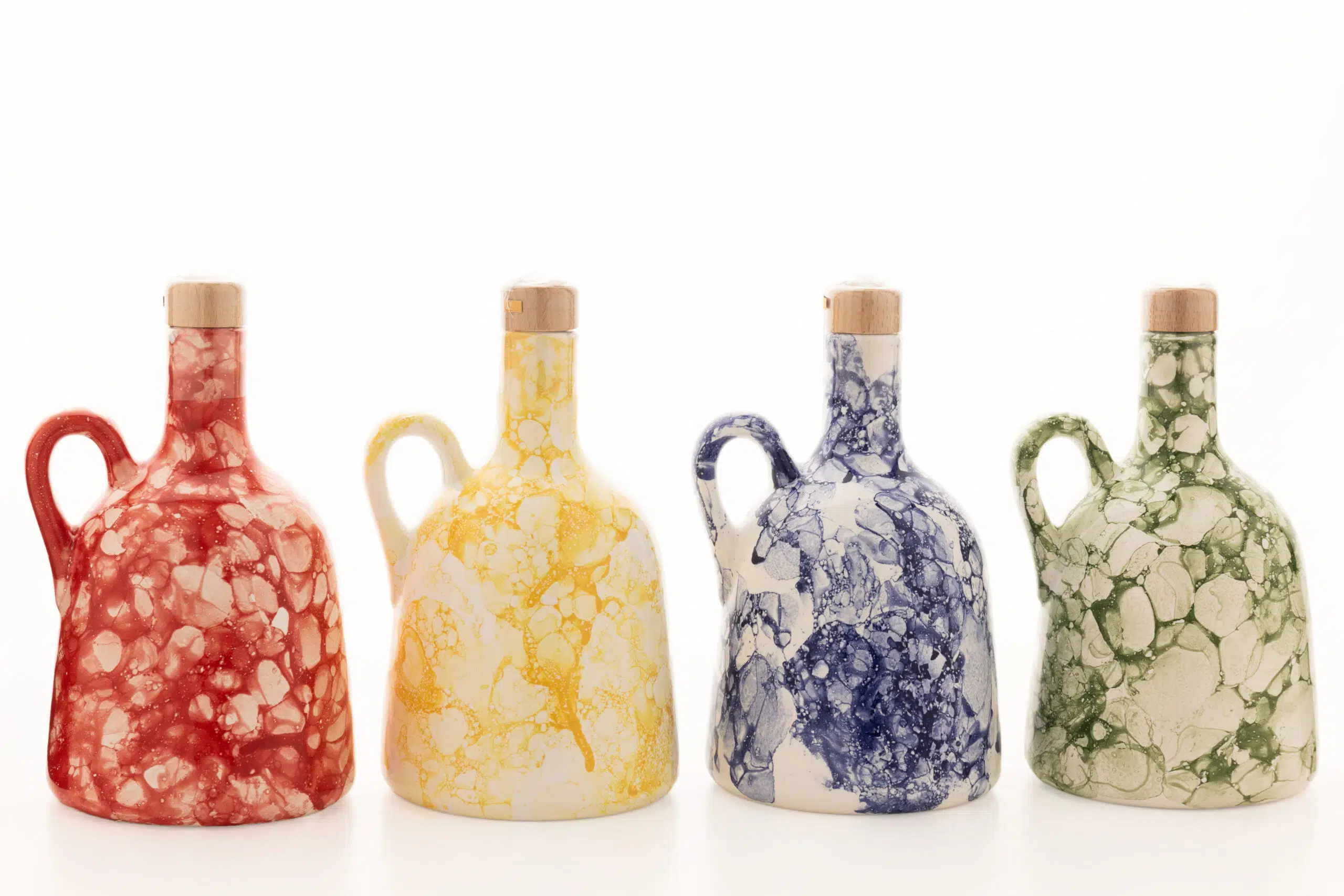 Oliwa z oliwek w granatowej ceramice Menzonio Granatowy Marmur - obrazek 4