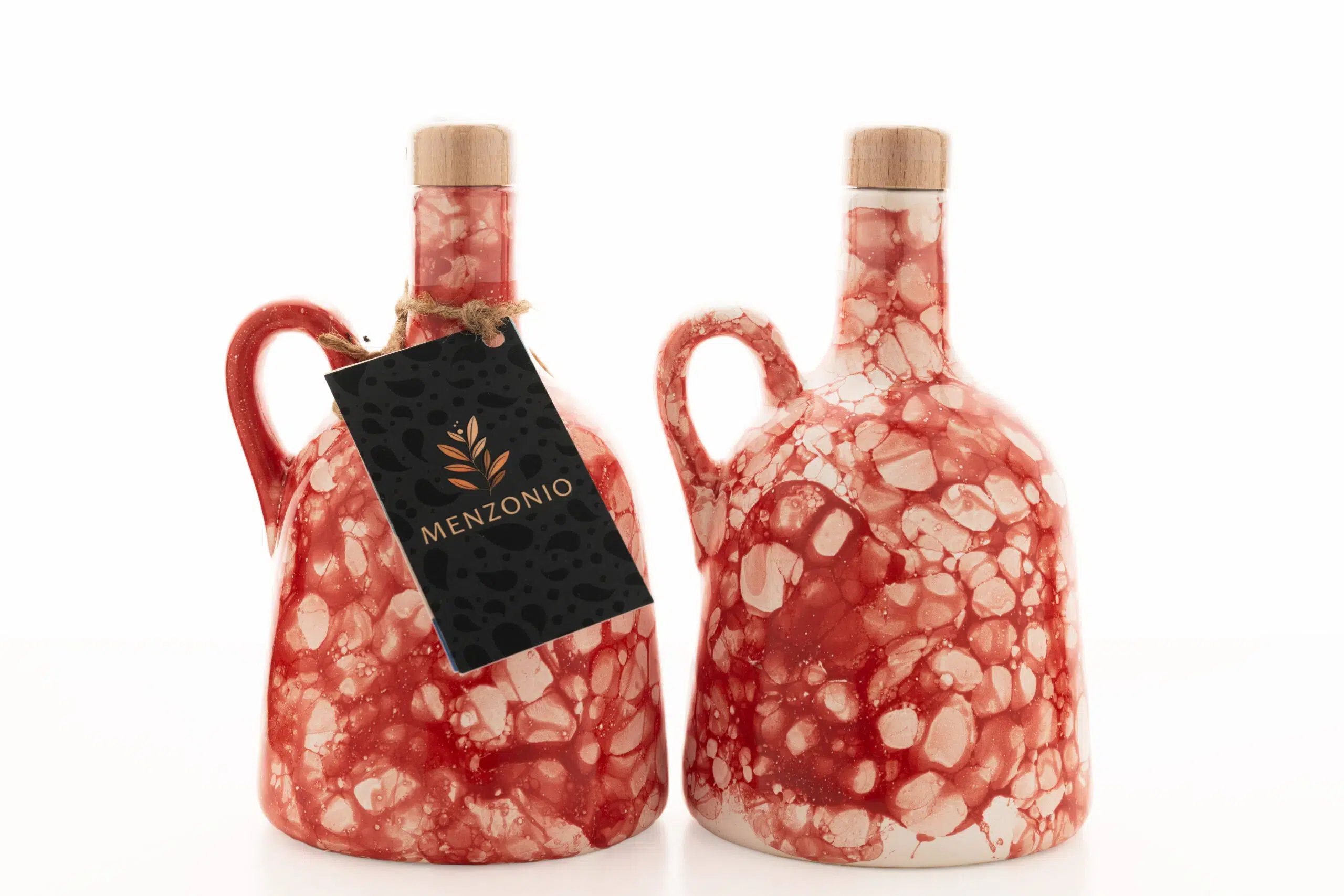 Oliwa z oliwek w czerwonej ceramice Menzonio Czerwony Marmur - obrazek 2