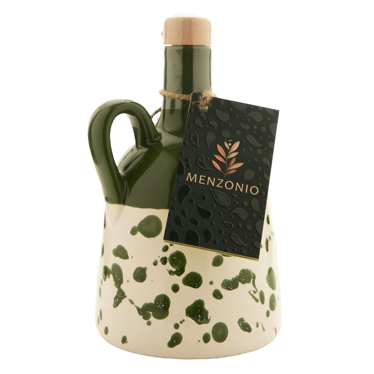 Oliwa z oliwek w zielonej ceramice Menzonio Green - obrazek 4