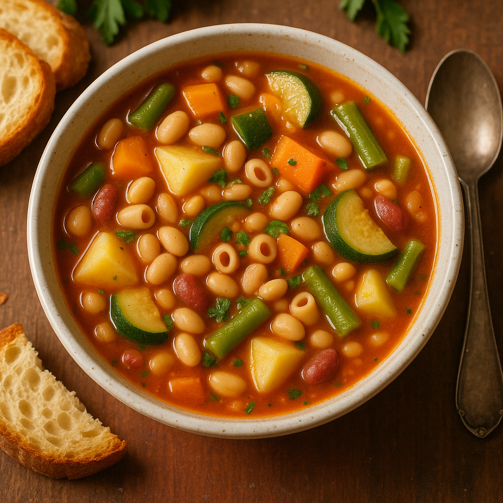 Włoska zupa minestrone