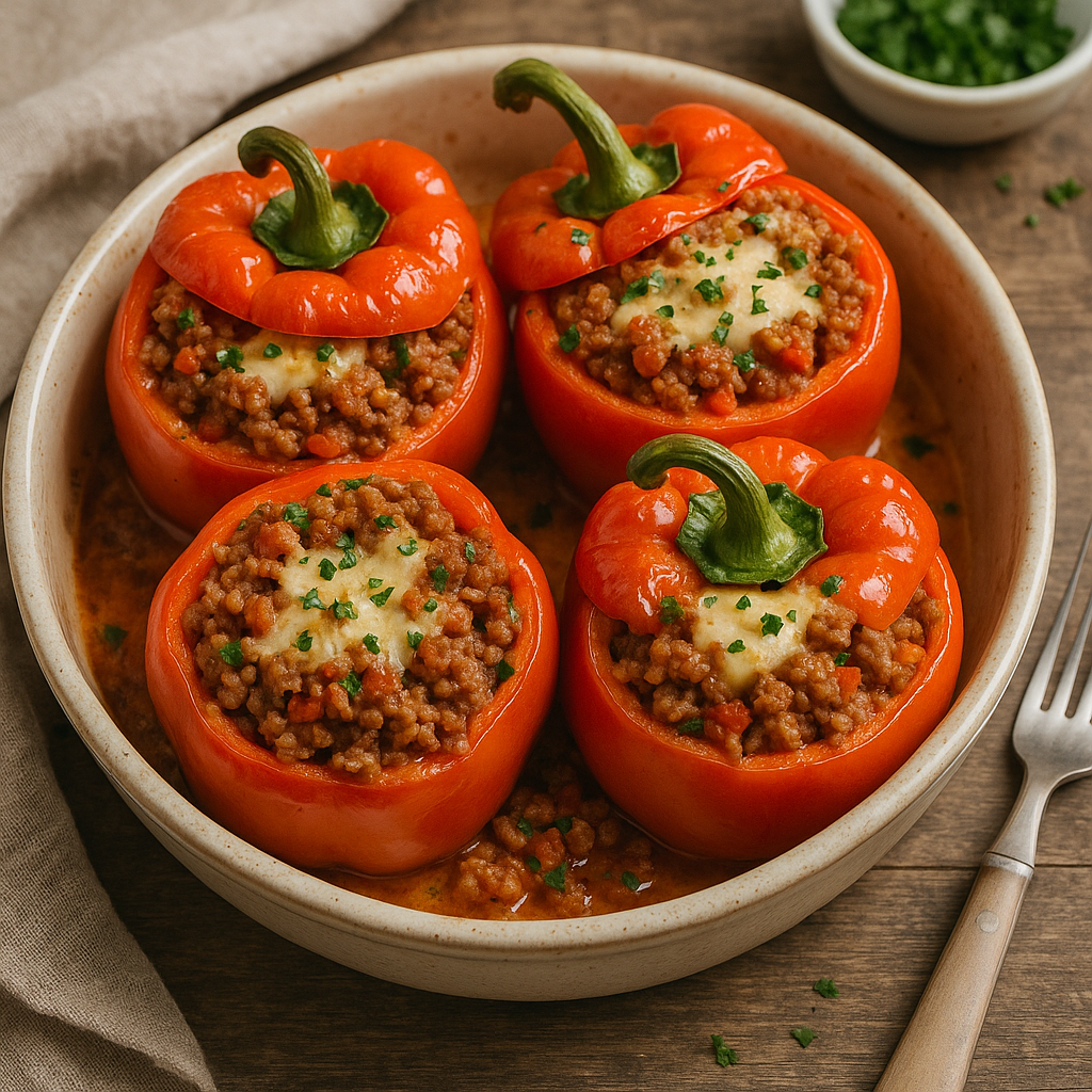 Papryka faszerowana mięsem