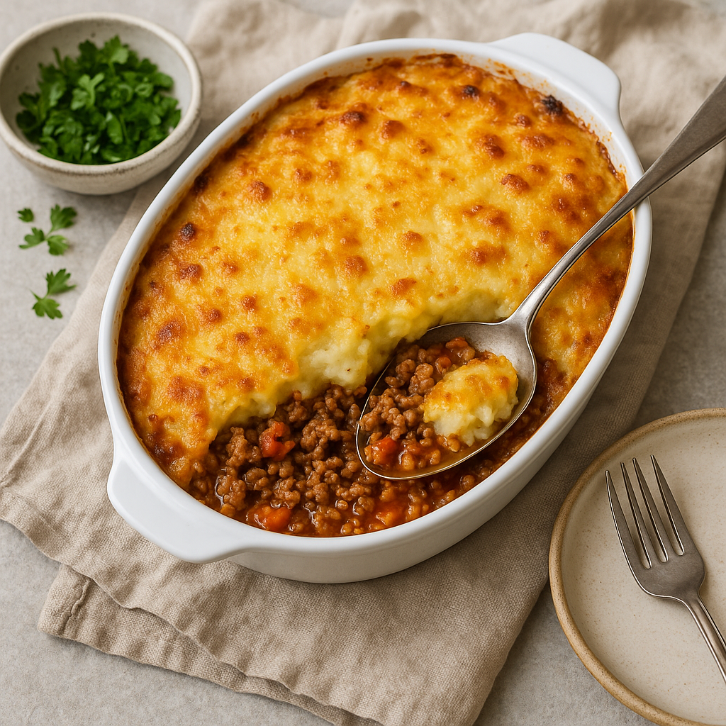 Zapiekanka z mielonym mięsem