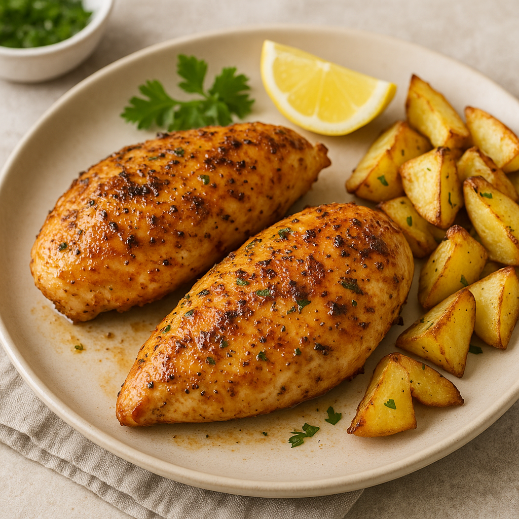 Pierś z kurczaka pieczona