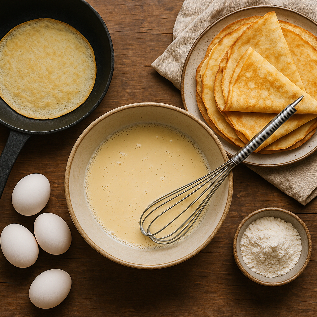 Ciasto na słodkie naleśniki