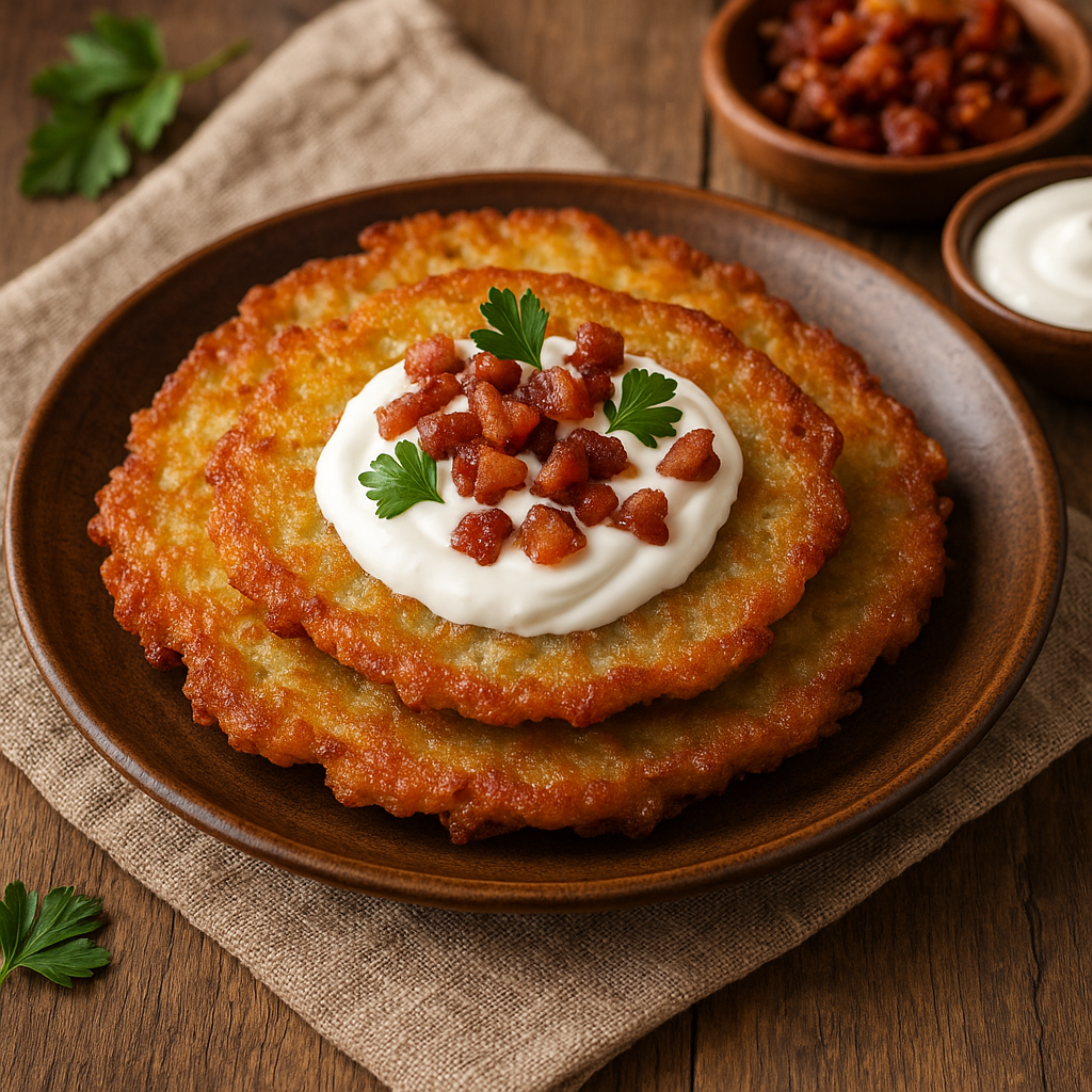 Placki ziemniaczane po góralsku