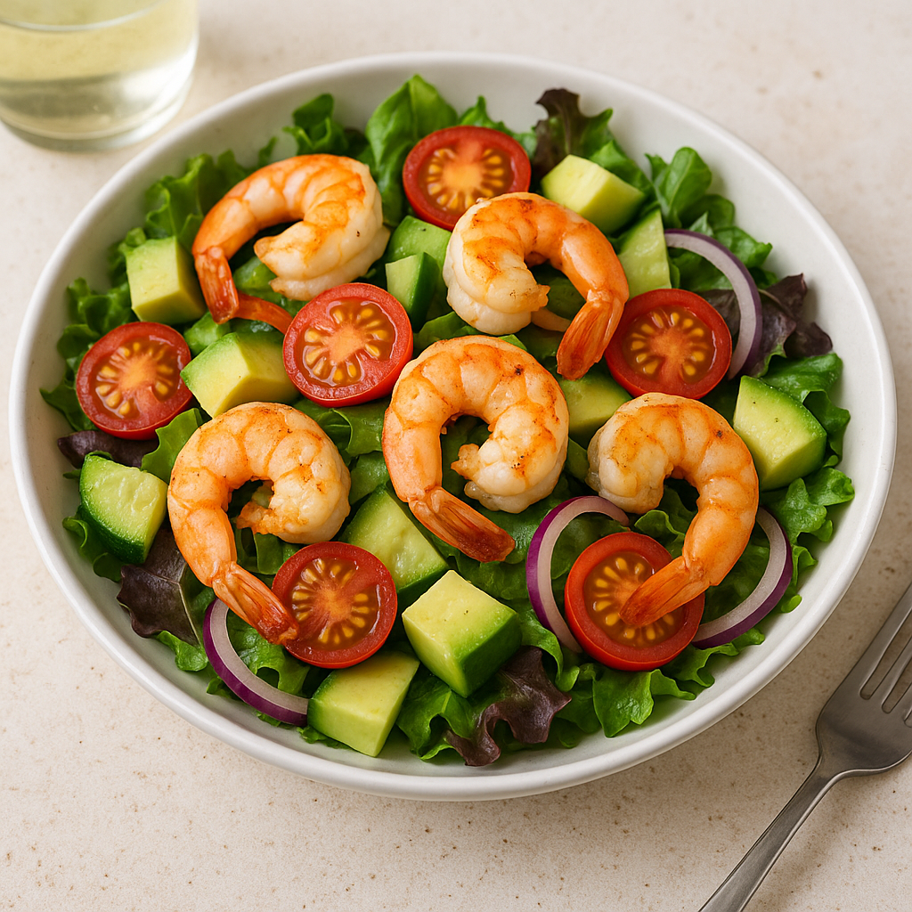 Sałatka z krewetkami