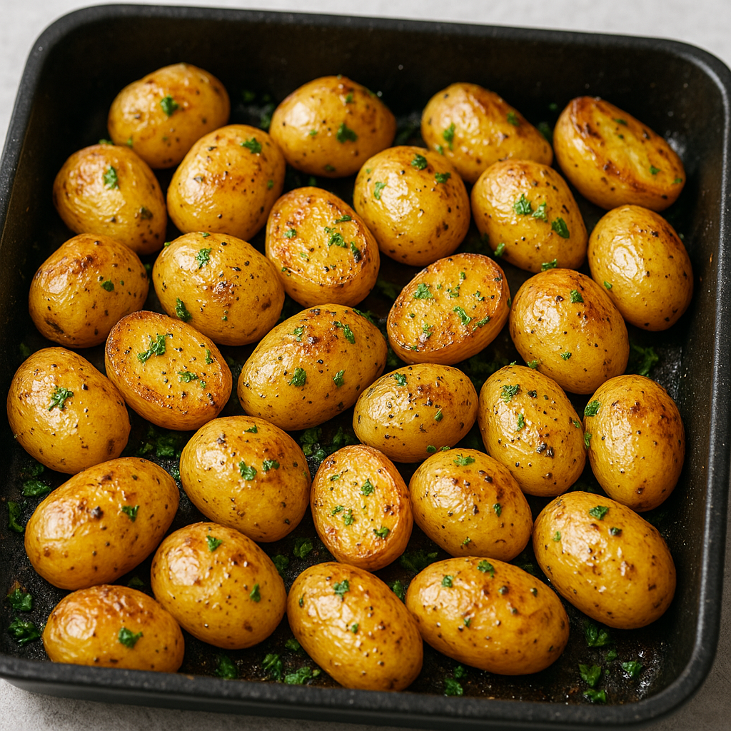 Młode ziemniaki pieczone w piekarniku