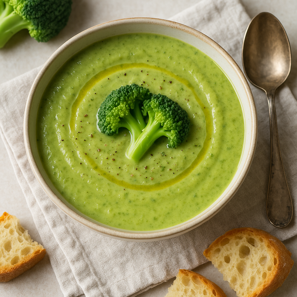 Krem z brokułów