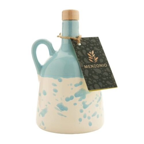 Oliwa z oliwek w niebieskiej ceramice Menzonio Blue