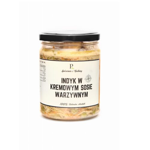 Indyk w sosie kremowym warzywnym 540 ml