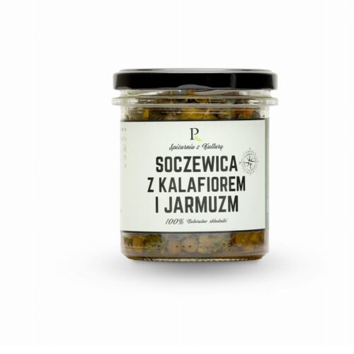 Soczewica z kalafiorem i jarmużem 320 g
