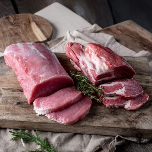 Zestaw Mięs 1 kg - Schab i Karkówka