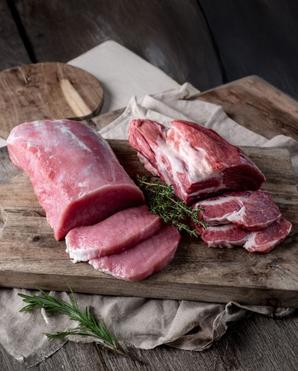 Zestaw Mięs 1 kg - Schab i Karkówka